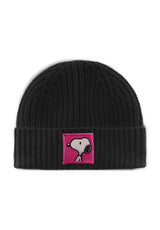 Peanuts™ Mütze in weicher Wollmischung aus Rippenstrick