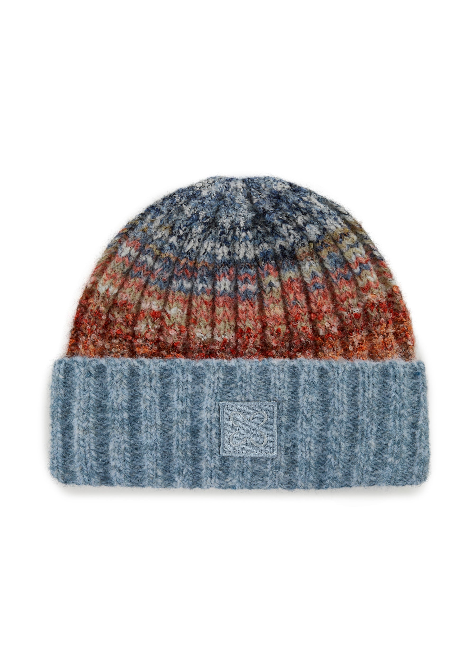 Gestreifte Mütze mit warmer Wolle