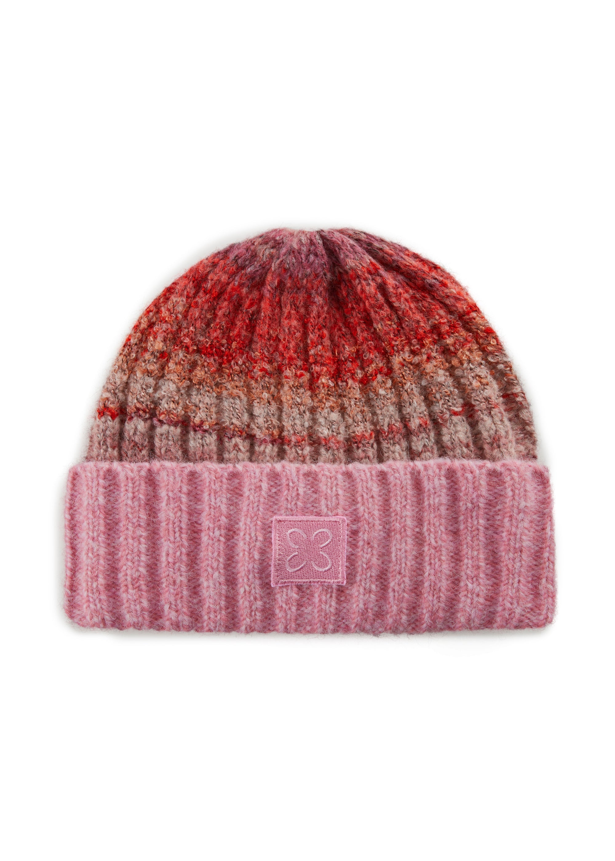 Gestreifte Mütze mit warmer Wolle