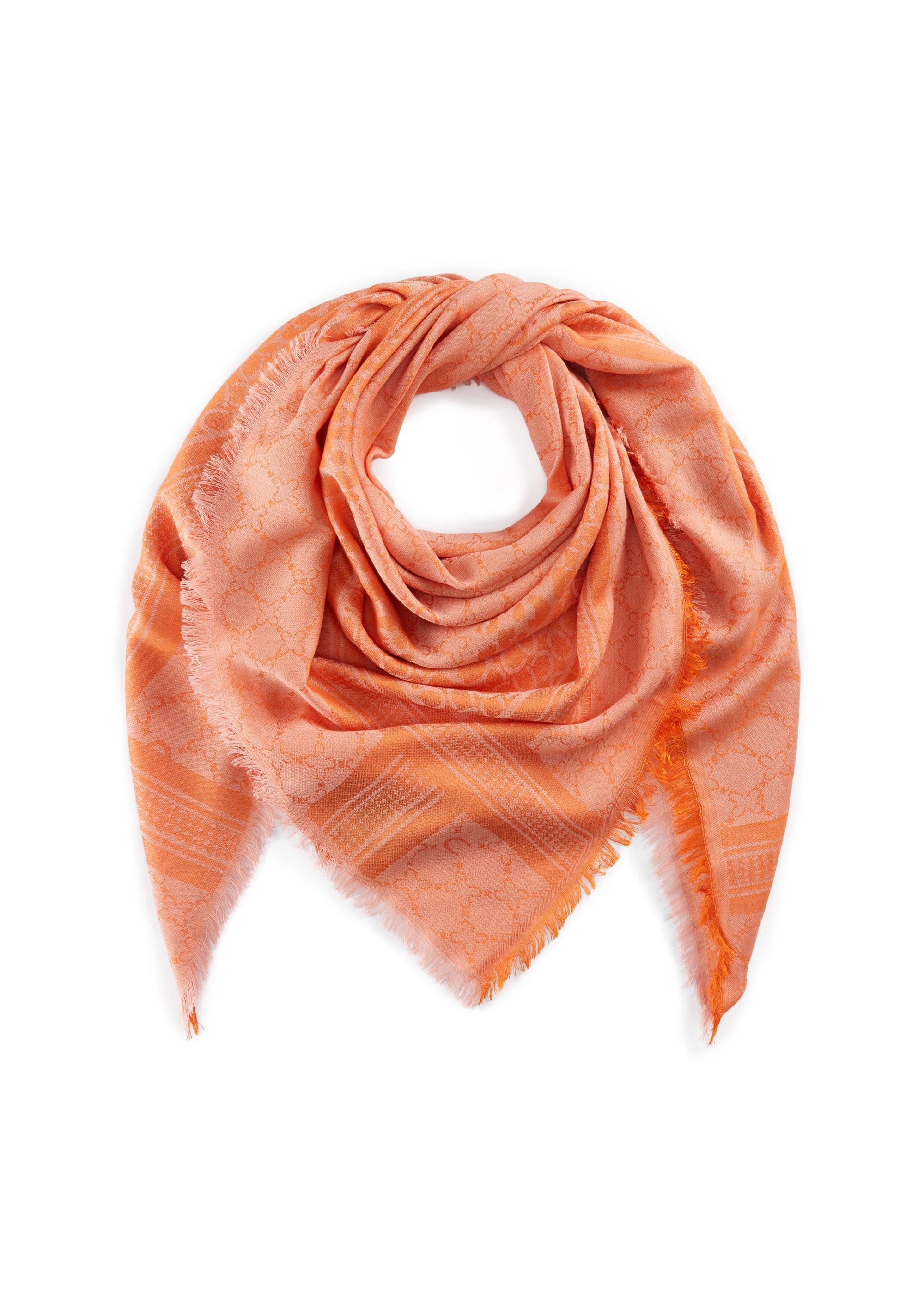Premium XL-Tuch mit gewebtem Monogramm-Muster