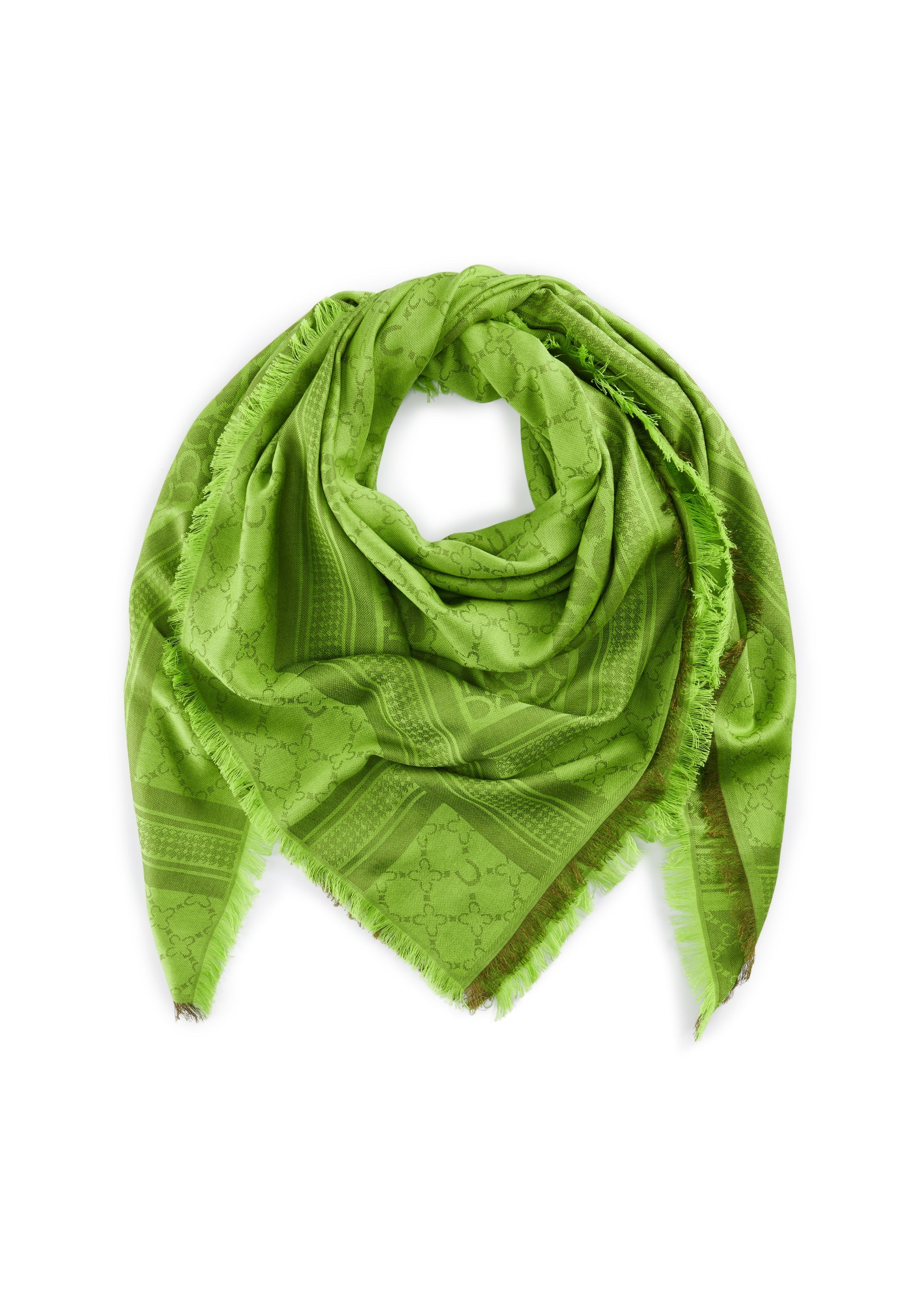Premium XL-Tuch mit gewebtem Monogramm-Muster