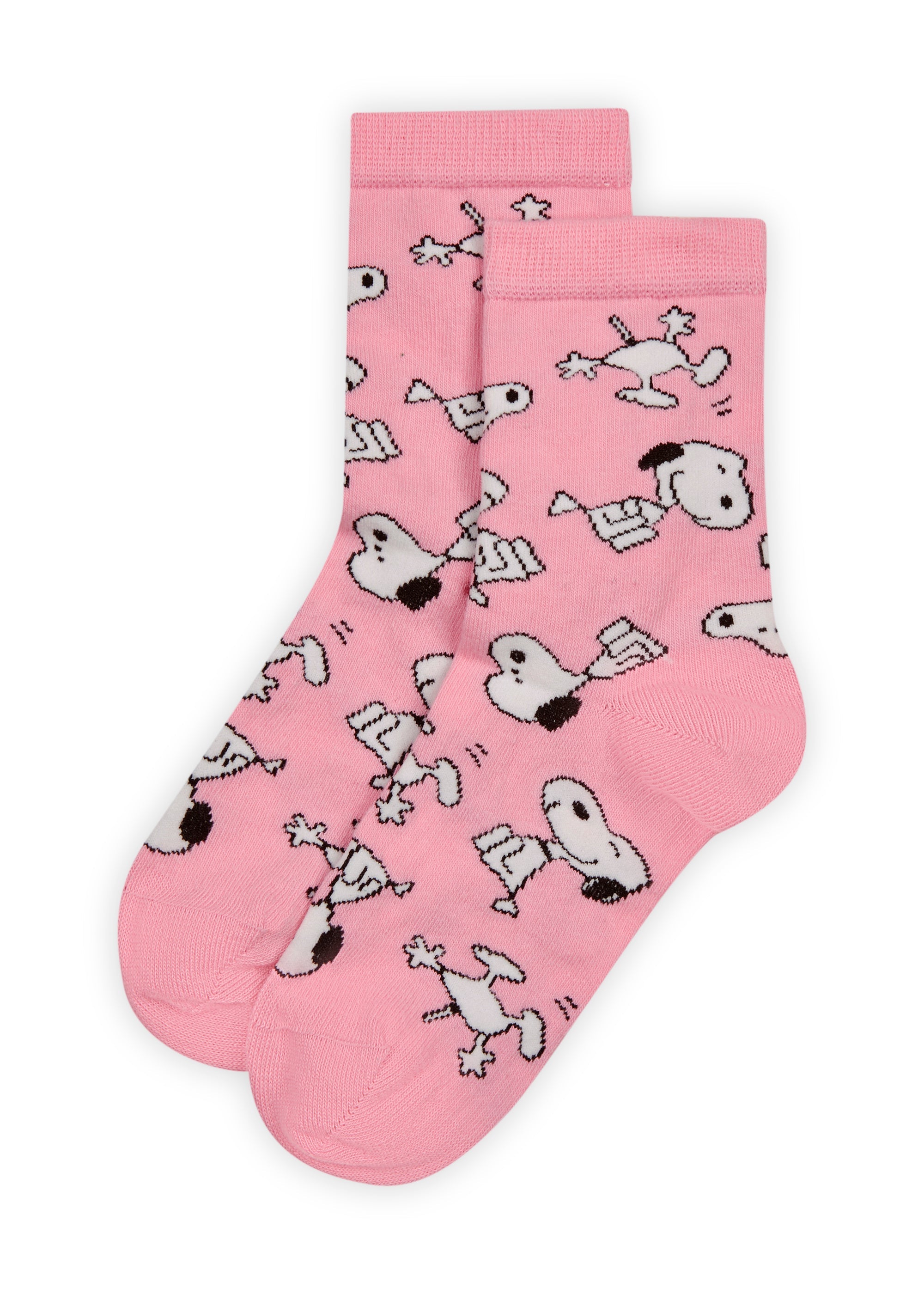 2 Paar Peanuts™ Socken aus Baumwoll-Jacquard mit Snoopy-Motiven