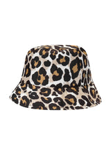 BUCKET HAT POLYESTER LEPARD PRINT - 2pcs pack