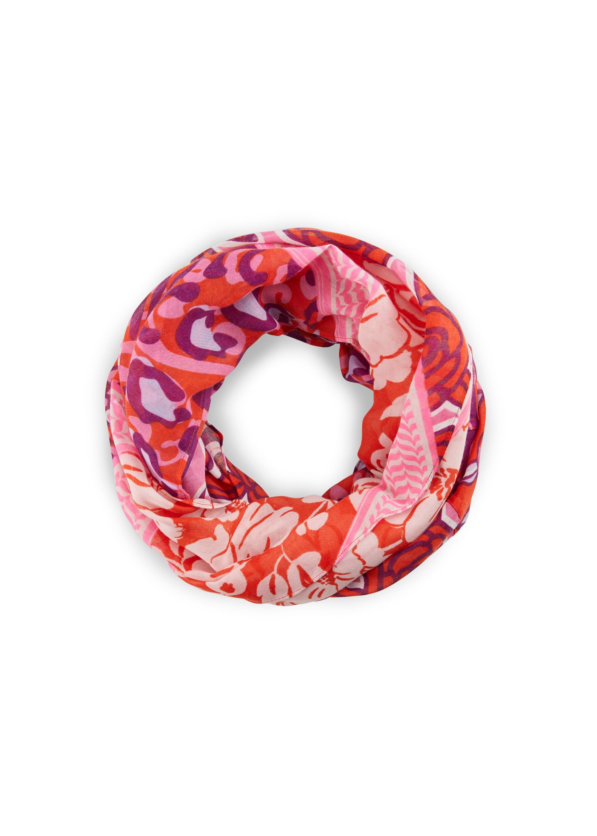 Loop aus recyceltem Polyester im Pattern-Mix