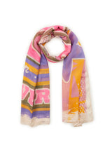 Schal aus recyceltem Polyester mit XL-Letter