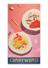 Schal aus softem Baumwoll-Mix mit Food-Print