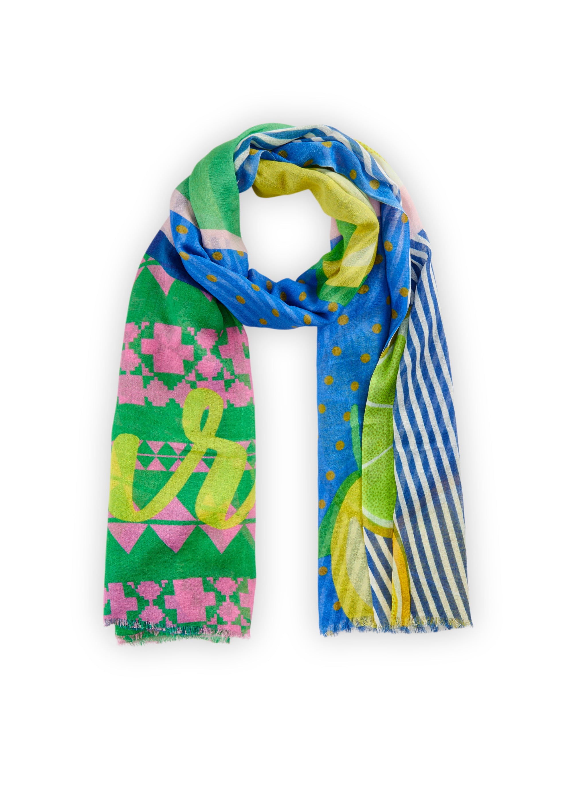 Schal im Art School Design mit „Sour“-Print