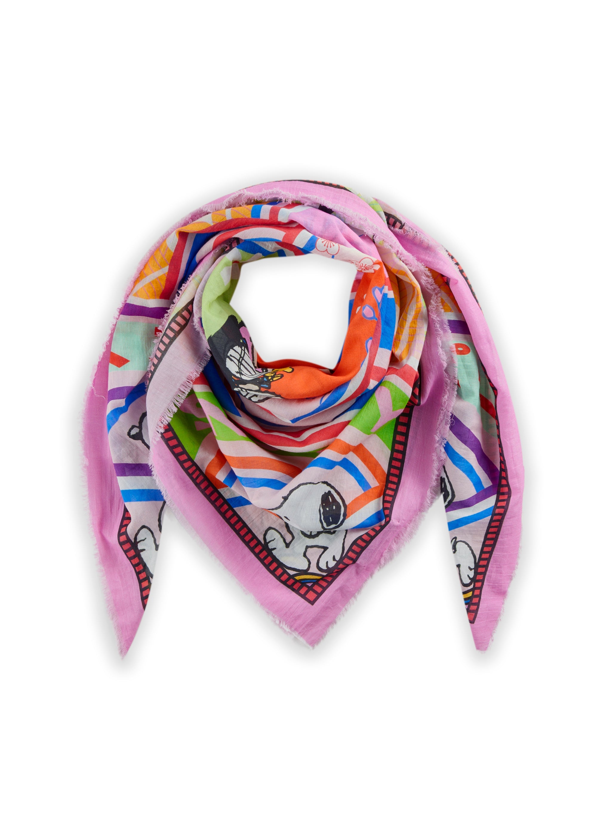Peanuts™ Tuch aus Organic Cotton mit Sushi-Ornamenten
