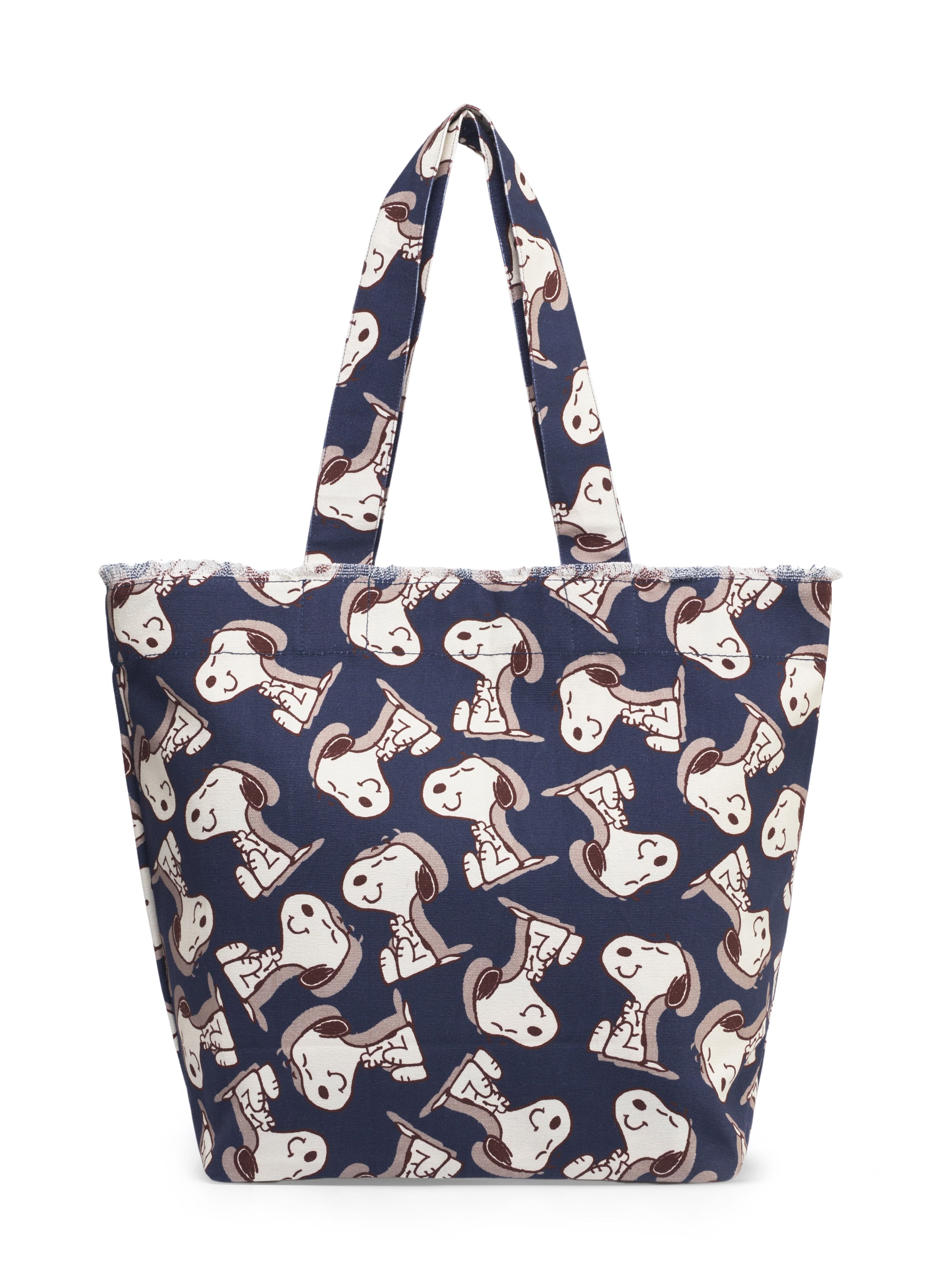 PEANUTS™ Shopper aus Baumwoll-Canvas mit Snoopy Print