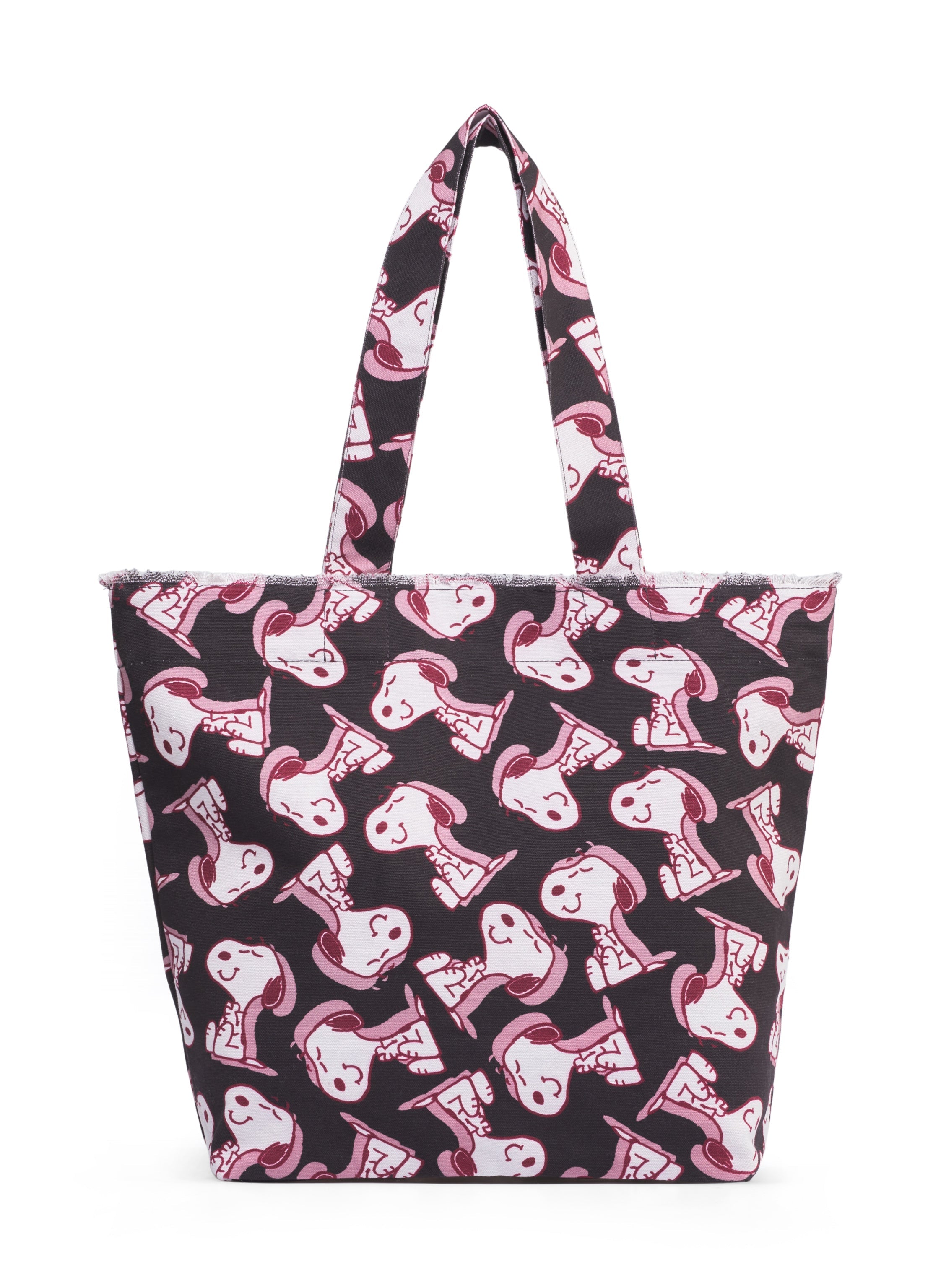 PEANUTS™ Shopper aus Baumwoll-Canvas mit Snoopy Print