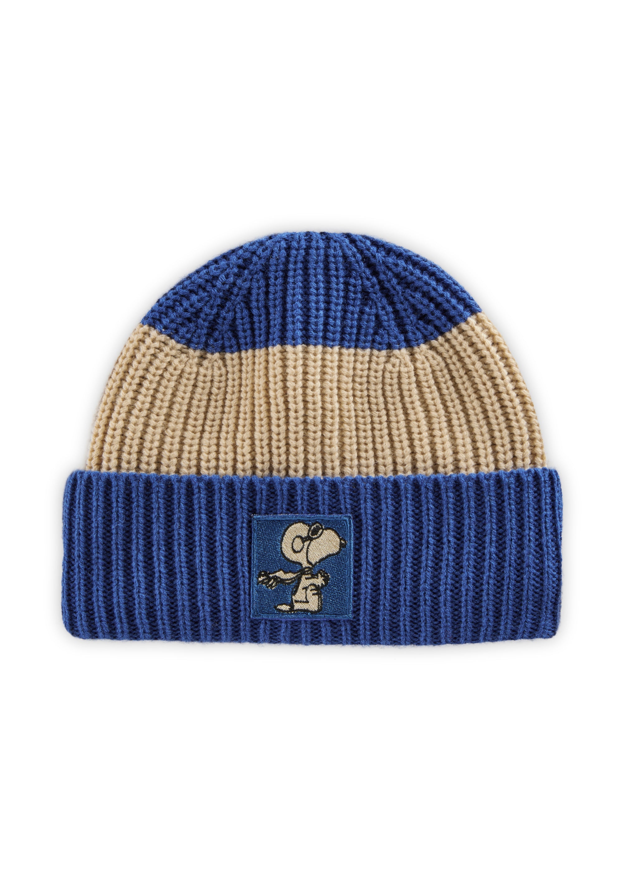 Peanuts™ Mütze in weicher Wollmischung aus Rippenstrick