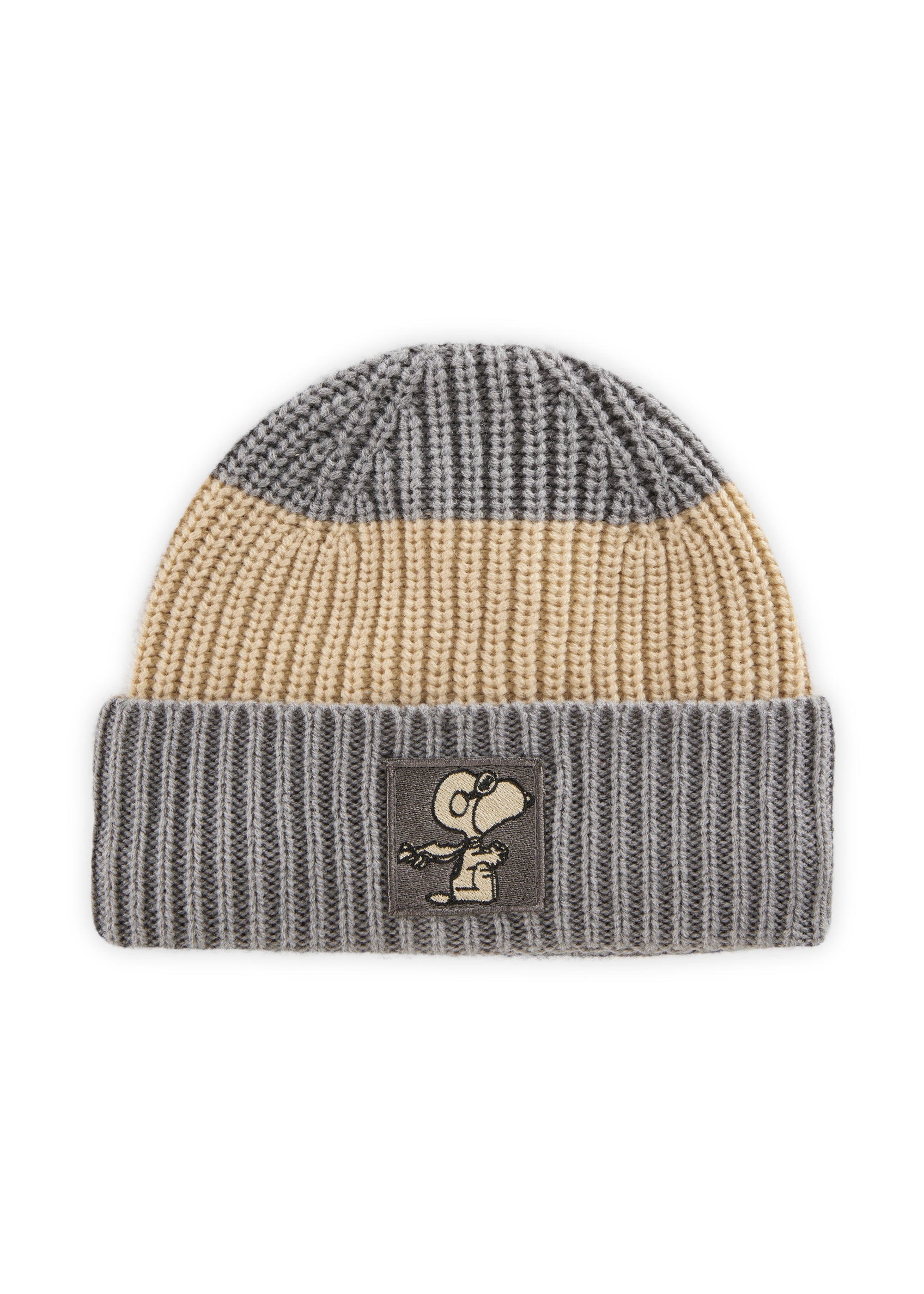 Peanuts™ Mütze in weicher Wollmischung aus Rippenstrick