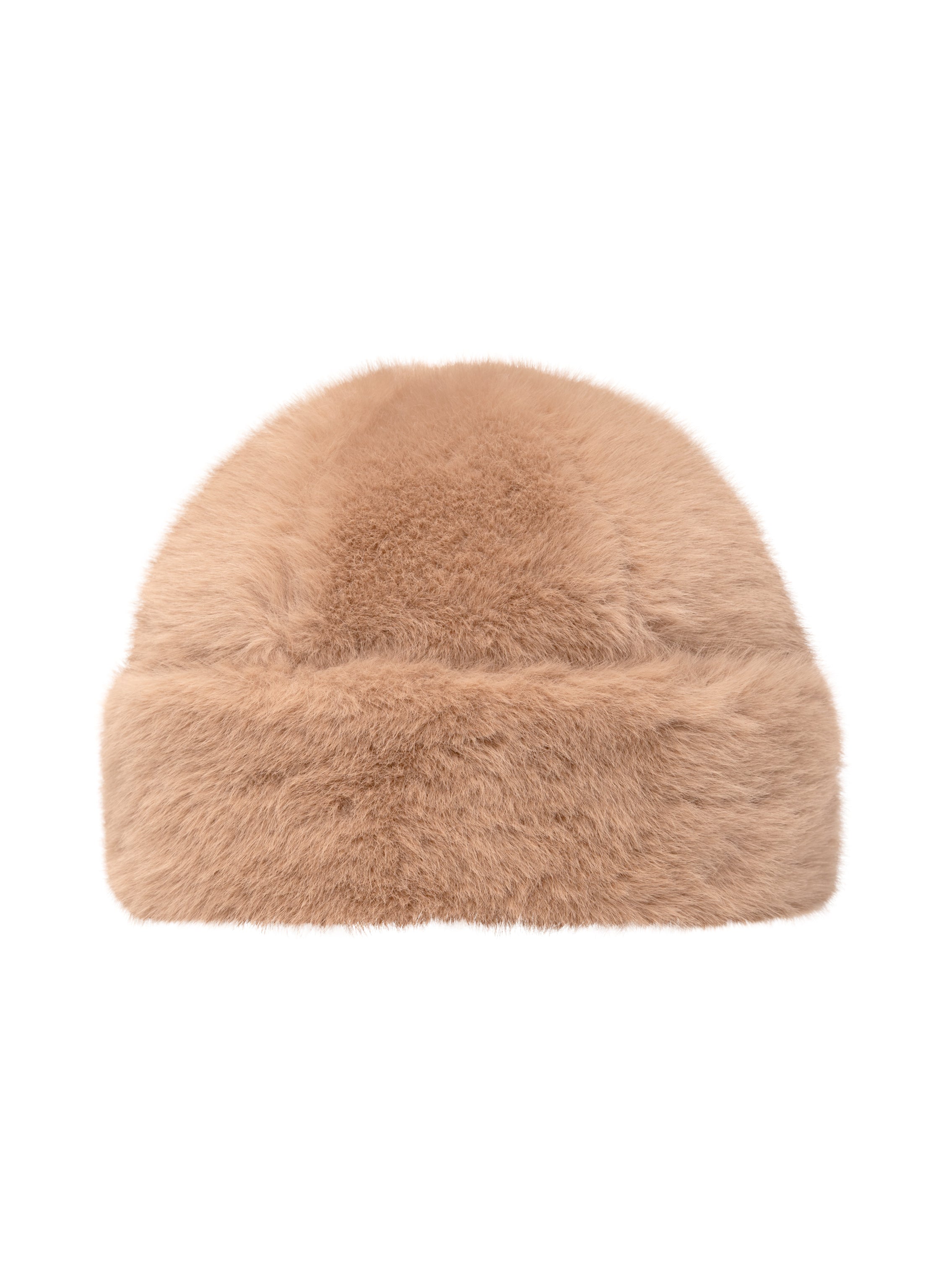 Flauschiger Fake-Fur-Hut