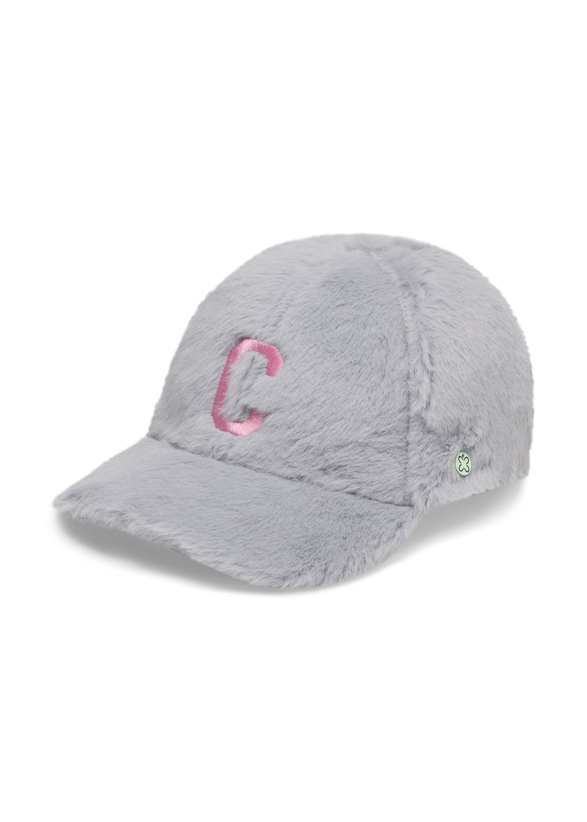 kuschelige Cap aus weichem Teddy-Plüsch mit C-Patch