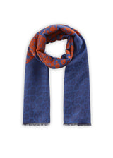 FIL COUPÉ SCARF COTTON MIX LEOPARD