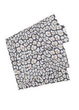 PRINTED SCARF POLYESTER/VISCOSE LEO
