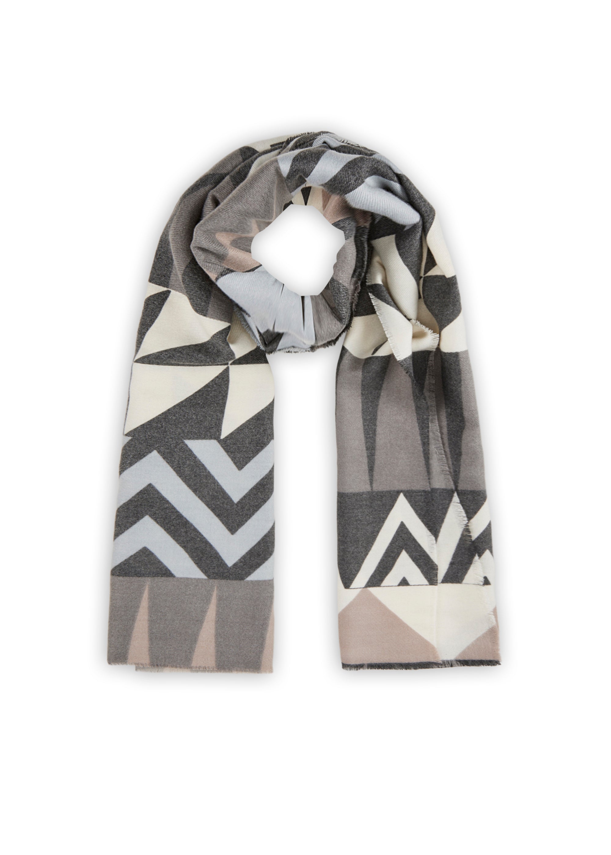 Kaschmirweicher Schal im Scandi-Look