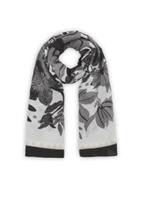 PRINTED SCARF VISCOSE FLOWERS