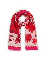 PRINTED SCARF VISCOSE FLOWERS