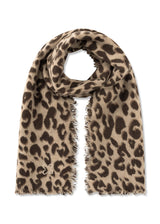 PRINTED SCARF WOOL/CASHMERE LEO