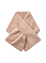 Fake-Fur Kragenschal mit Schlitz