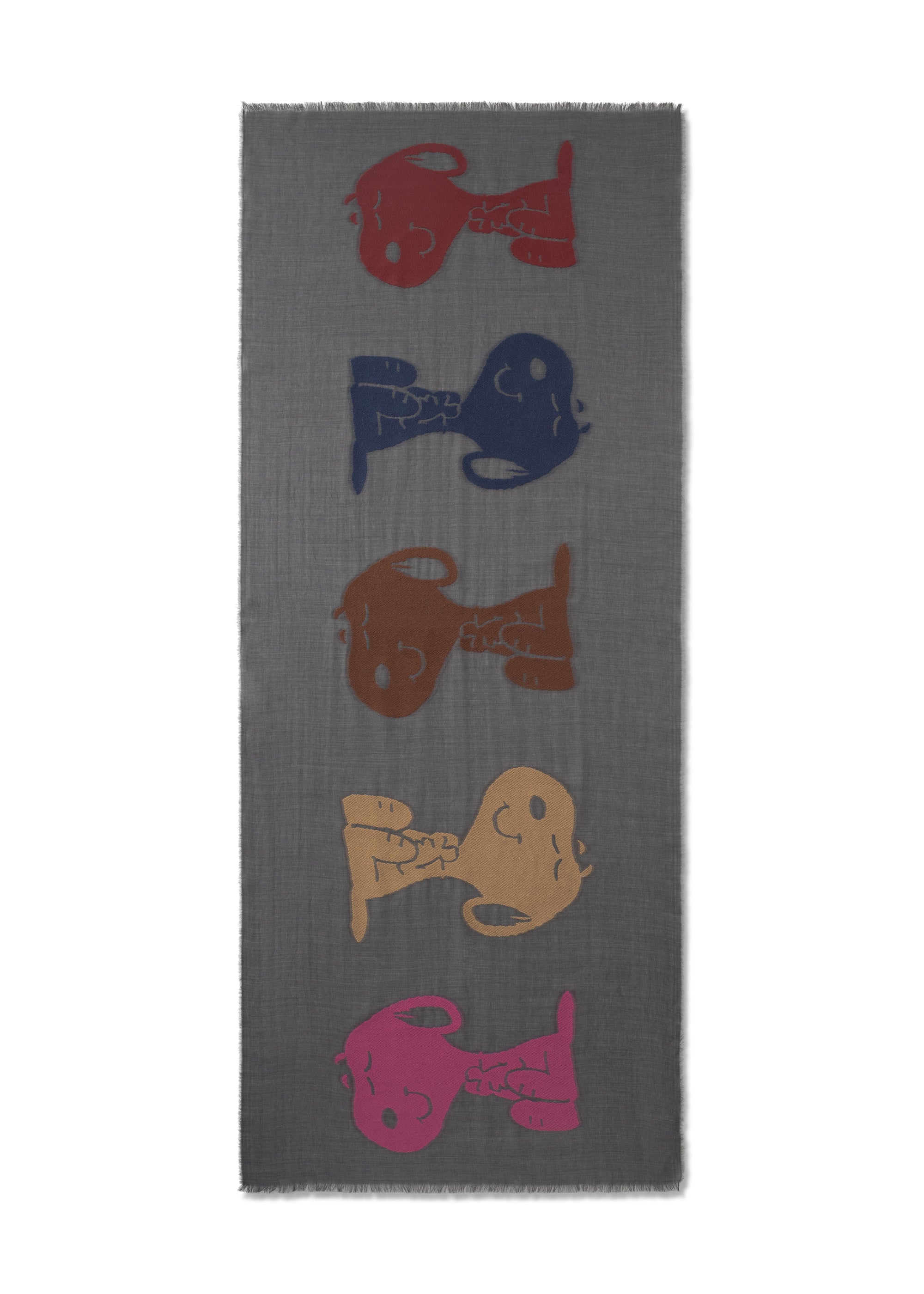 PEANUTS™ Jacquard-Schal mit Snoopy-Motiv
