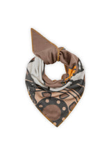 PRINTED TRIANGLE POLYESTER/VISCOSE PEANUTS