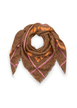 Jacquard-Tuch mit gewebtem Leo-Muster