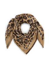 JACQUARD SQUARE POLYACRYL MIX LEO