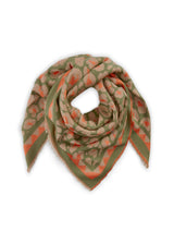 JACQUARD SQUARE POLYACRYL MIX LEO