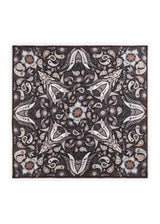 Premium Nickituch aus reiner Seide mit Paisley-Muster