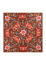 Premium Nickituch aus reiner Seide mit Paisley-Muster
