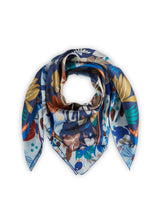 Premium Tuch aus edler Seide mit Blumenmuster