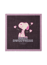 Peanuts™ Tuch aus Wolle-Modal-Mix mit Snoopy-Print