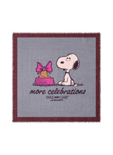 Peanuts™ Tuch aus Wolle-Modal-Mix mit Snoopy-Print