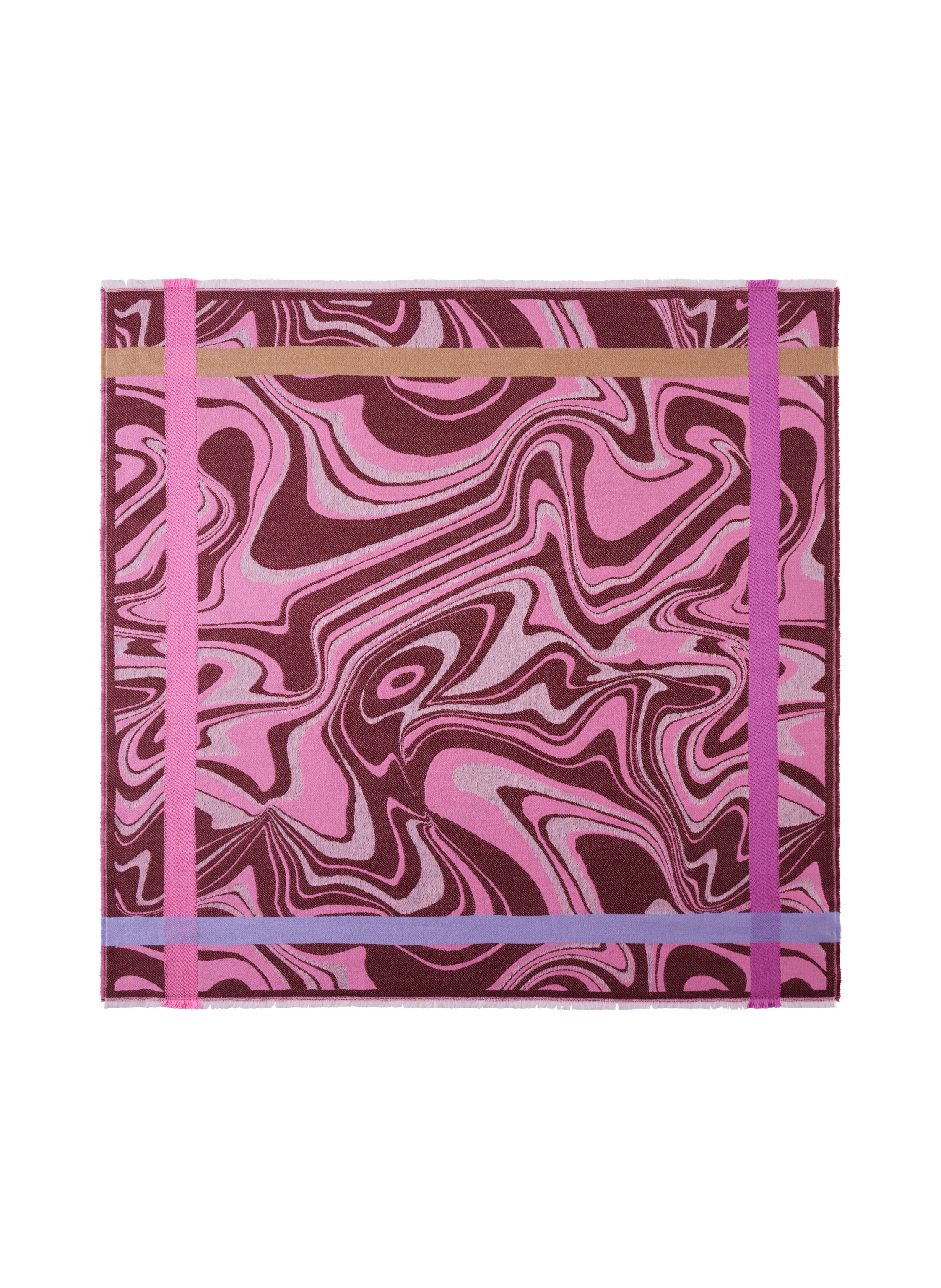 Jacquard-Tuch mit abstraktem Muster