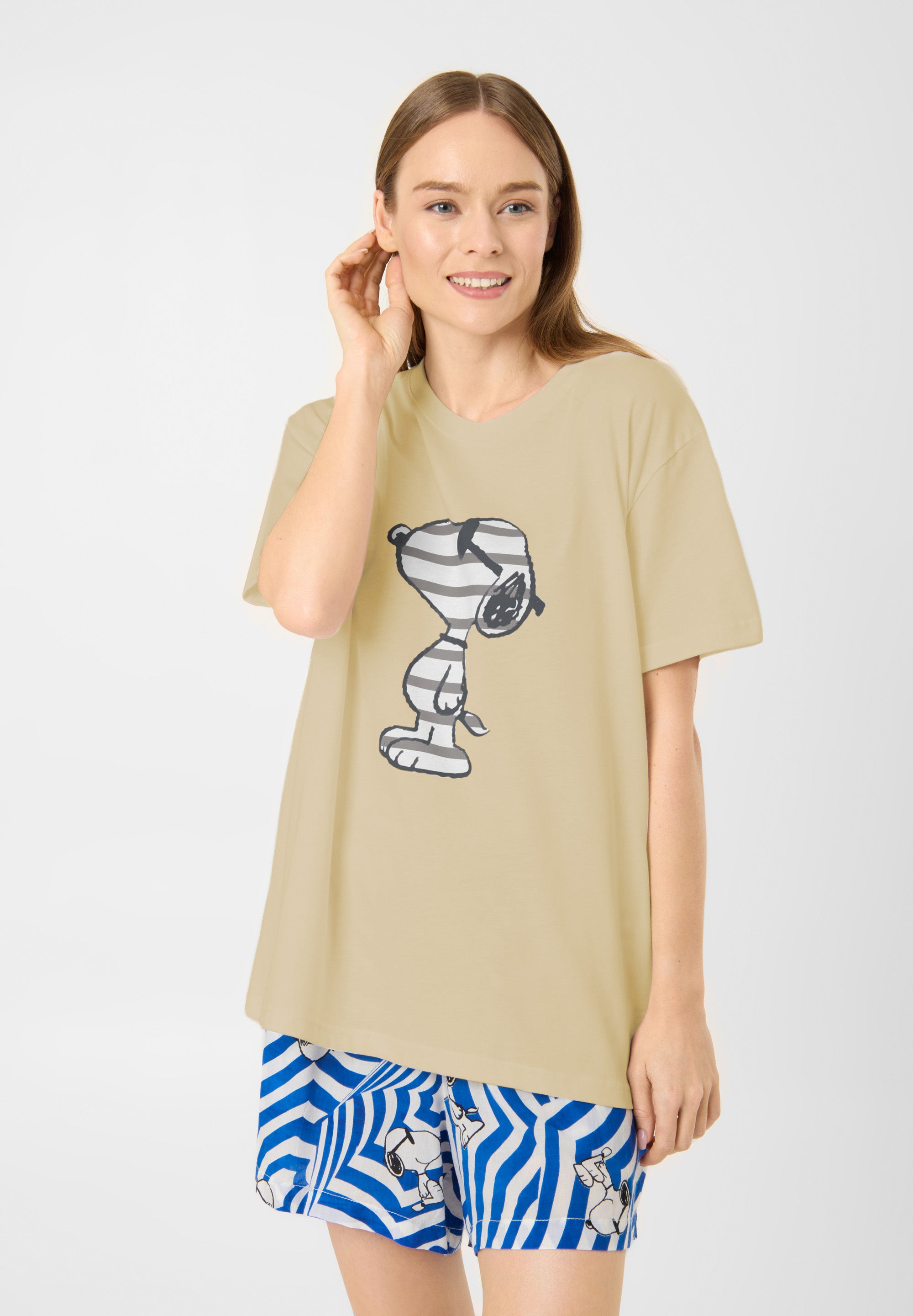 Peanuts™ T-Shirt aus Baumwolle mit Snoopy-Print – Codello