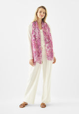 Schal aus recyeltem Polyester mit  Paisleymuster