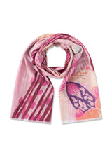 Schal aus Baumwolle mit Blumenmotiv