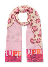 Schal aus Modal-Baumwoll-Mix mit Leoparden-Motiv