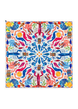 Nicki Tuch aus Seide mit Meeres-Motiven