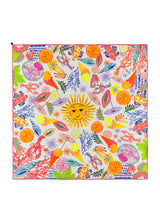 Nicki Tuch aus Seide mit  Mustermix