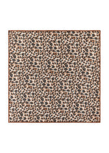 Leichtes Seidentuch mit Leo-Muster