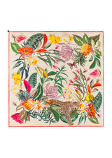 Nicki Tuch aus Seide mit floralem Muster