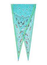 Rhombus aus Baumwolle-Seide-Mix im Bandana-Design