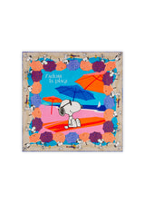 Nicki Tuch aus Seide mit Snoopy-Motiv