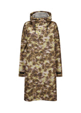 Regenponcho mit blurry Animal-Print