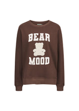Sweatshirt mit BEAR MOOD-Schriftzug