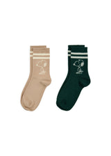 Peanuts™ 2 Paar Jacquard Socken aus Baumwoll-Mix mit Snoopy-Motiv