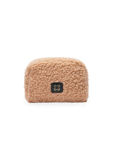 Kosmetiktasche in Teddy-Optik